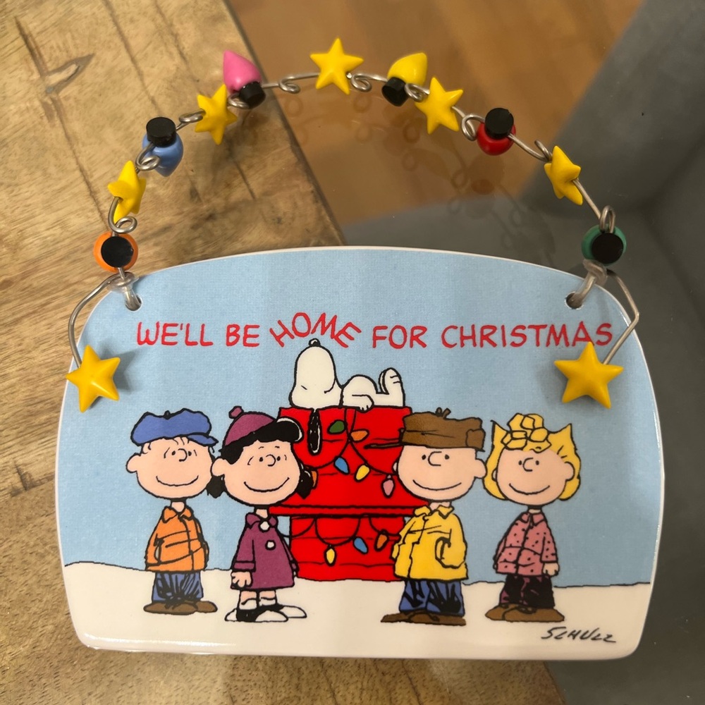 Peanuts snoopy Christmas Ornament with Stars